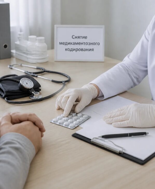 Снятие медикаментозного кодирования в Краснокаменске от 5111 р. | Медзона