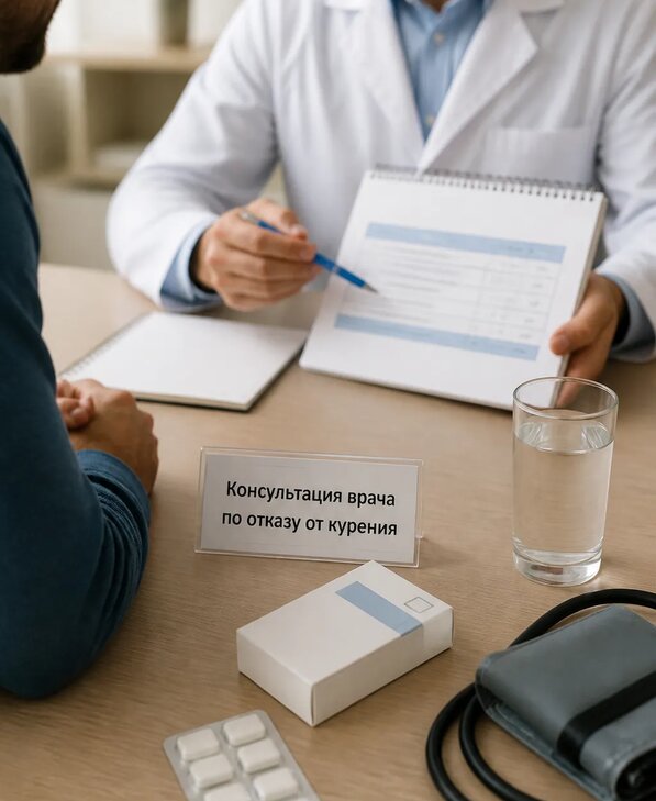 Консультация врача по отказу от курения для взрослых в Краснокаменске